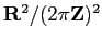 ${\bf R}^2/(2\pi{\bf Z})^2$