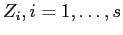 $Z_i, i=1,\ldots ,s$