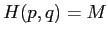 $H(p,q)=M$