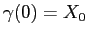 $\gamma(0)=X_0$