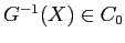 $G^{-1}(X)\in C_0$