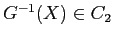 $G^{-1}(X)\in C_2$