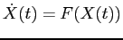 $\dot X(t)=F(X(t))$