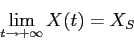 \begin{displaymath}
\lim_{t\to+\infty} X(t)=X_S
\end{displaymath}