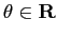 $\theta\in {\bf R}$