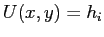 $U(x,y)=h_i$