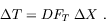 \begin{displaymath}\Delta T = DF_T \; \Delta X\ .
\end{displaymath}